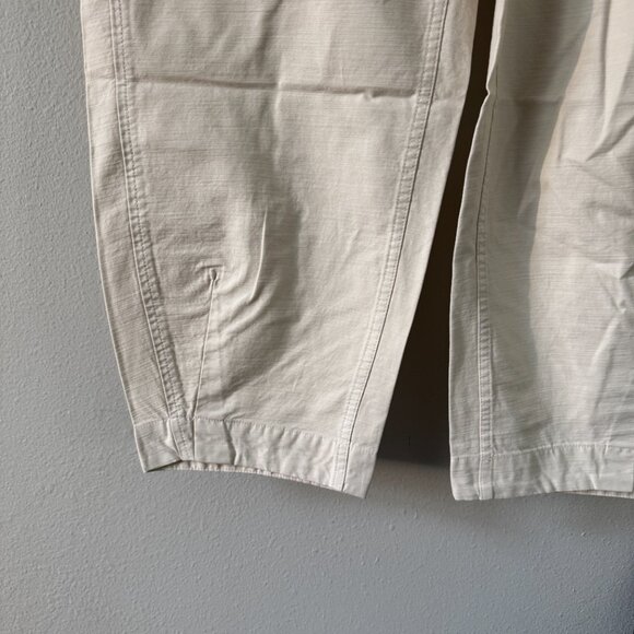 Everlane | NWT The Fatigue Barrel Pant in Birch/Bone Cream/White Size 8 - Picture 9 of 12
